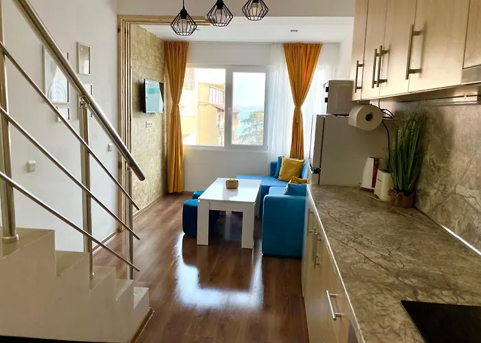 Penthouse Panorama Sea View Apt. Lejlighed Pomorie